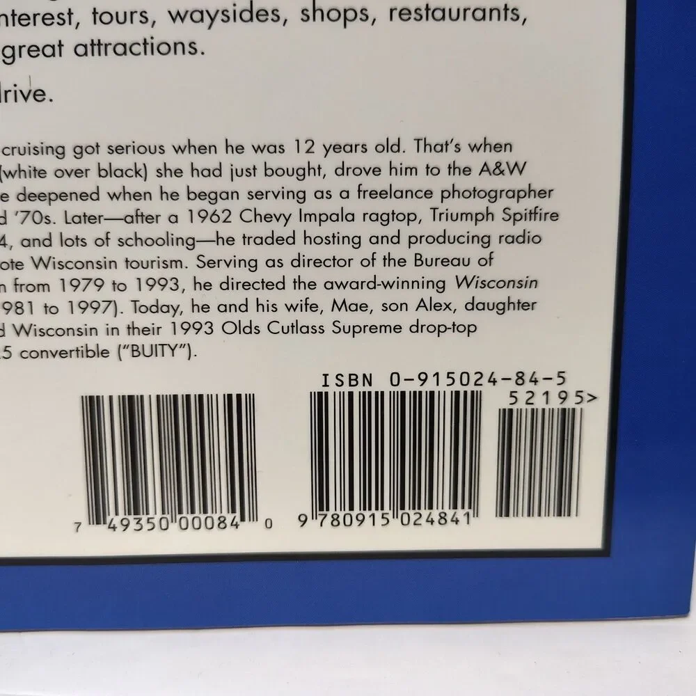 The Great Wisconsin Touring Book 30 Spectacular Auto Trips Paperback